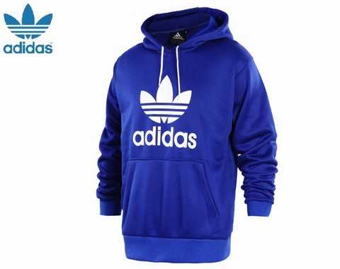 pull adidas bleu femme